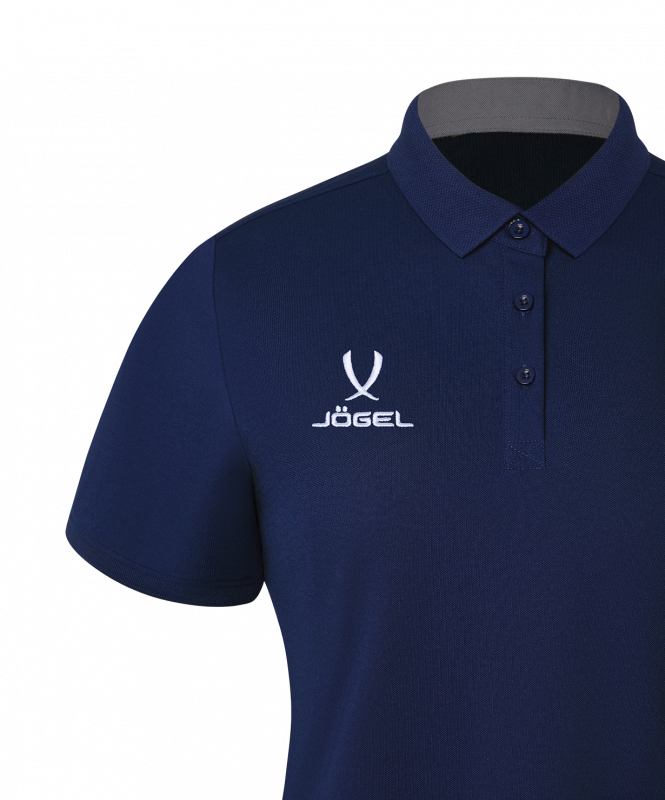 Поло женское JÖGEL PREMIER PerFormDRY CVC Polo W, темно-синий, размер XXXL ЦБ-00004971