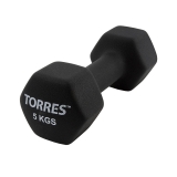 Гантель TORRES PL55015, вес 5 кг, 1 шт