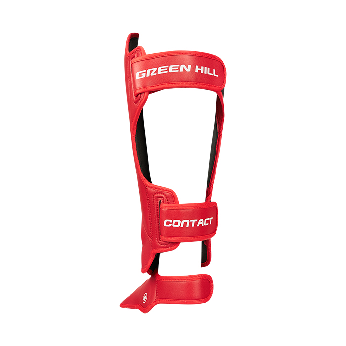Защита голень-стопа Contact 3D inject foam MF Красный Green Hill CNSGM-032 S
