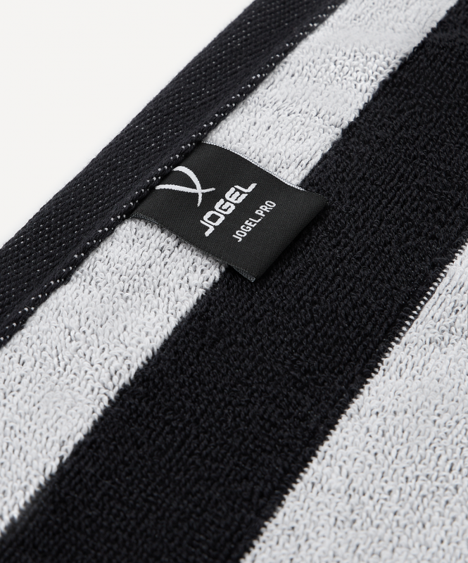 Полотенце спортивное JOGEL ESSENTIAL 2 Towel, 70х140, черный/белый, размер Б/Р ЦБ-00008856
