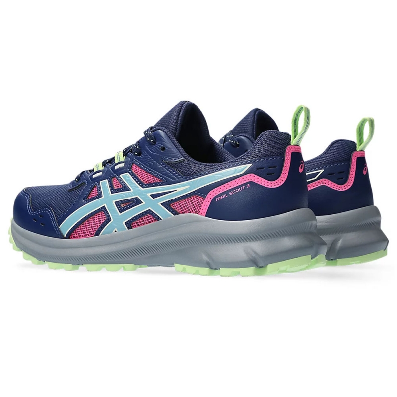 Кроссовки беговые женские ASICS Trail Scout 3 1012B516 400, размер 5.5 (российский размер 34.5), синий