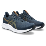 Кроссовки беговые мужские ASICS Patriot 13 1011B485 406, размер 10.5 (российский размер 43), темно-синий