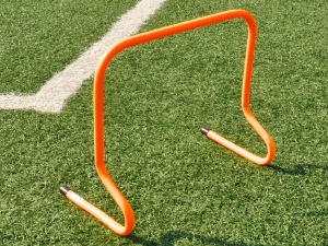 Барьер тренировочный футбольный FT-M40 (Оранжевый)