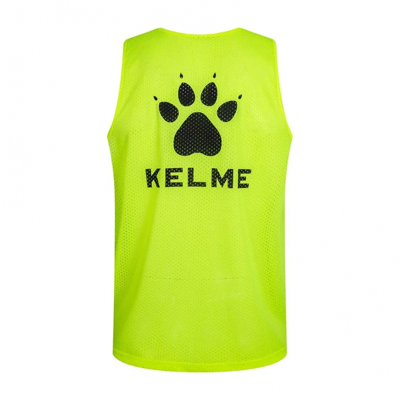 Манишка тренировочная детская KELME Training Kids, 8051BX3001-930-140, размер 140, желтый