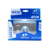 Маска для плавания SALVAS Domino Md Mask CA140C1TQSTH, размер Medium, голубая