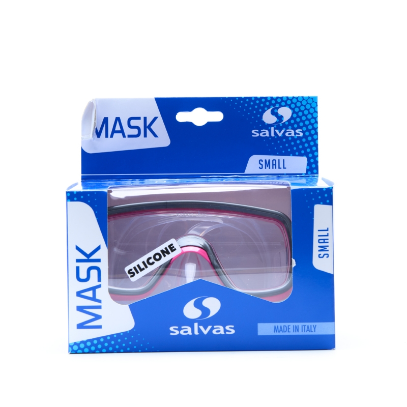 Маска для плавания SALVAS Geo Jr Mask CA105S1FYSTH, размер детский, розовая