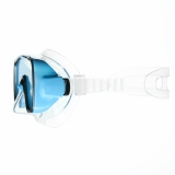 Маска для плавания SALVAS Geo Md Mask CA140S1QYSTH, размер Medium, голубая