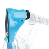 Маска для плавания SALVAS Geo Md Mask CA140S1QYSTH, размер Medium, голубая