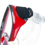 Маска для плавания SALVAS Geo Md Mask CA140S1RYSTH, размер Medium, красная