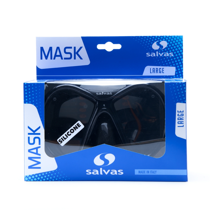 Маска для плавания SALVAS Kool Mask CA550N2NNSTH, размер взрослый, черная