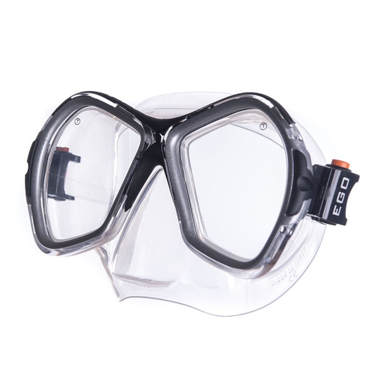 Маска для плавания SALVAS Phoenix Mask CA520S2NYSTH, размер взрослый, серебристо-черная