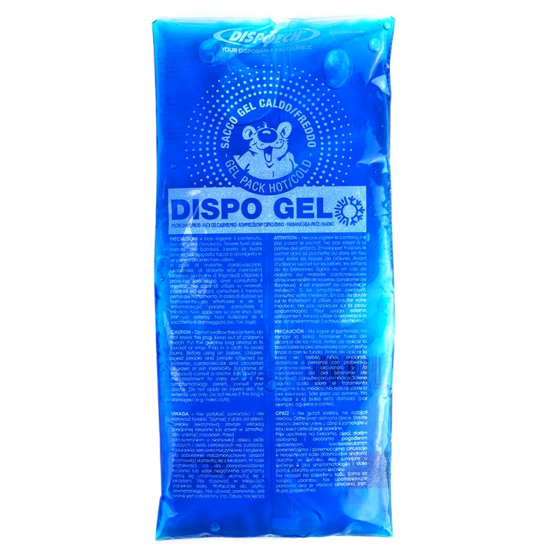 Многоразовый гелевый пакет для нагрева / охлаждения DISPO GEL, 11 × 26 см