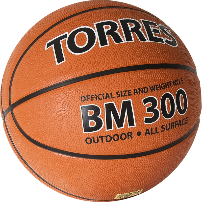 Мяч баскетбольный TORRES BM300 B02015, размер 5