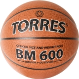 Мяч баскетбольный TORRES BM600 B32025, размер 5