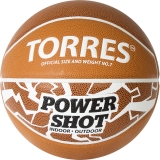 Мяч баскетбольный TORRES Power Shot B32087, размер 7