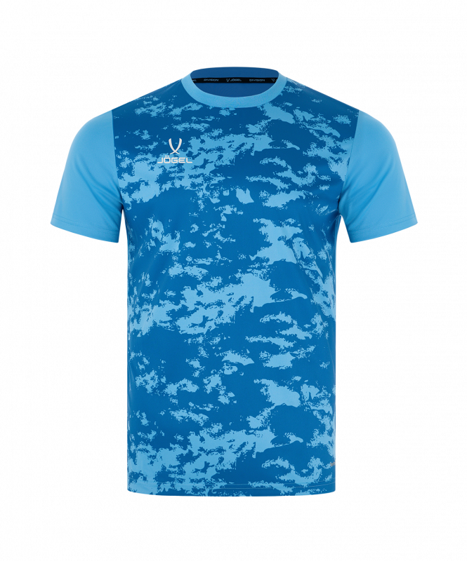 Футболка вратарская DIVISION PerFormDRY SPLASH GK Jersey, голубой, детский, размер YXL, Jögel ЦБ-00004680