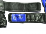 Перчатки ММА цвет. Синий, размер M, PVC. ZTM-004-C-M