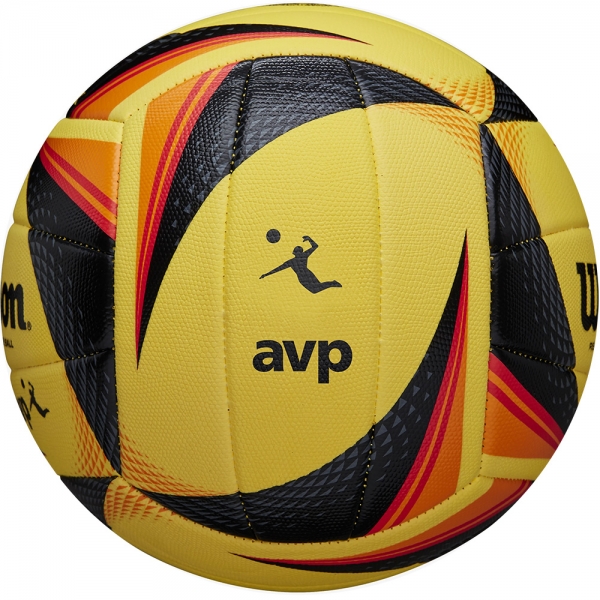 Мяч волейбольный WILSON OPTX AVP VB REPLICA, WTH01020X, размер 5, желто-черный