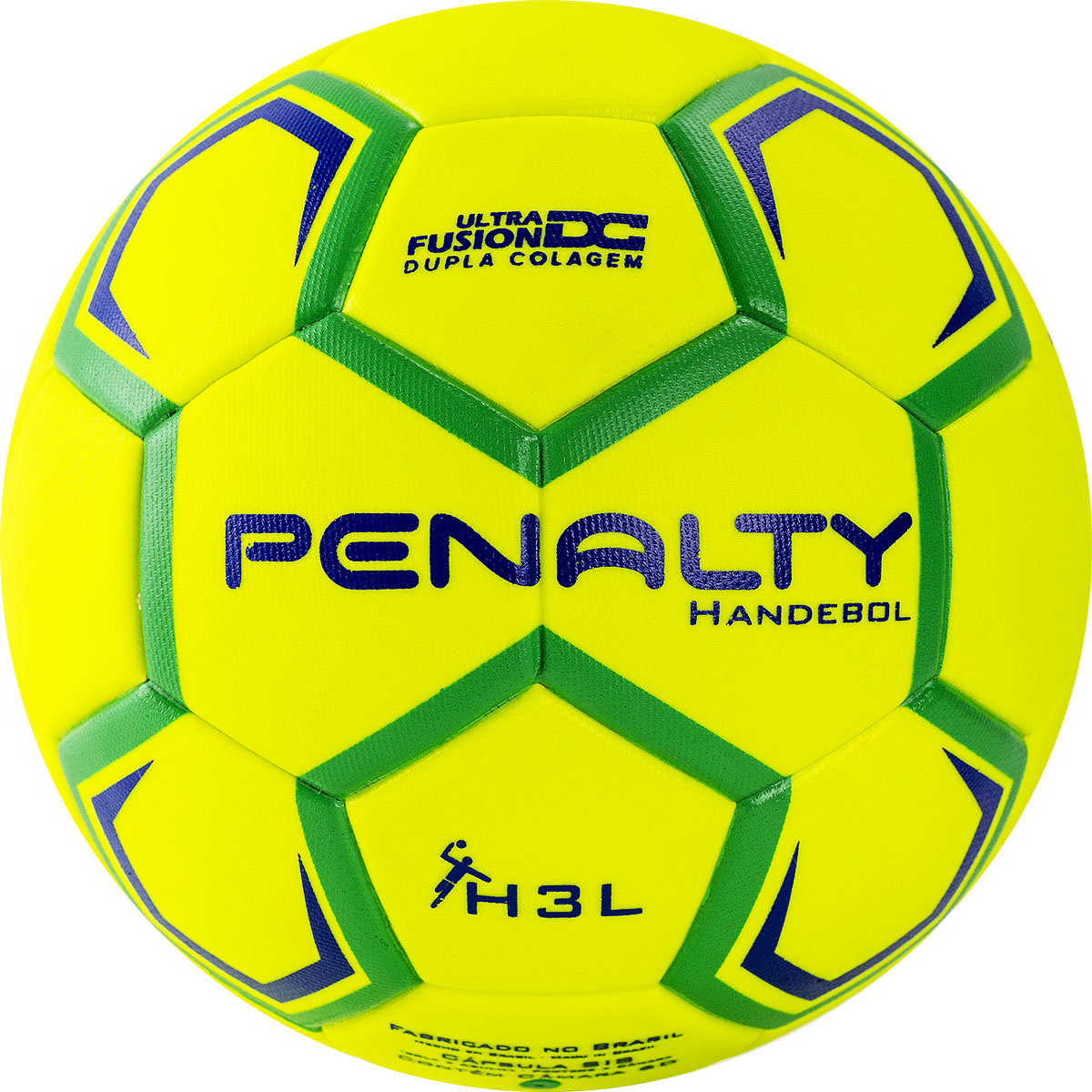 Купить Мяч гандбольный PENALTY HANDEBOL H3L ULTRA FUSION X 5203632600-U,  размер 3, желто-зелено-синий по низкой цене с доставкой из  интернет-магазина Дельта-фитнес.ру