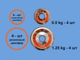 Гантели сборные 2 шт по 5 кг HA2-DD10