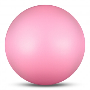 Мяч для художественной гимнастики INDIGO IN315-PI, диаметр 15см., металлик розовый