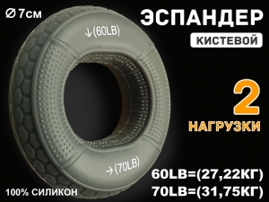 Эспандер кистевой с двойной нагрузкой 60-70 LB