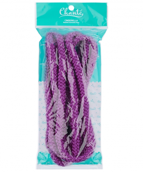Нейлоновая скакалка для художественной гимнастики Cinderella Purple, 3м, Chanté