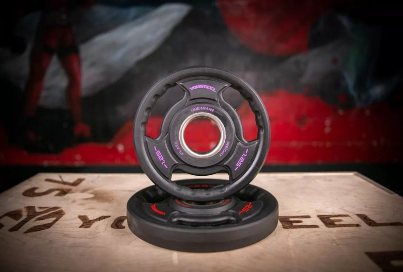 Диск TPU с ручками 1,25 кг, 3 HANDLE YOUSTEEL