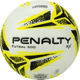 Мяч футзальный PENALTY BOLA FUTSAL RX 500 XXIII 5213421810-U, размер 4, бел-желт-черный