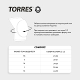 Наколенники спортивные TORRES Comfort PRL11017M-02, размер M, чёрные