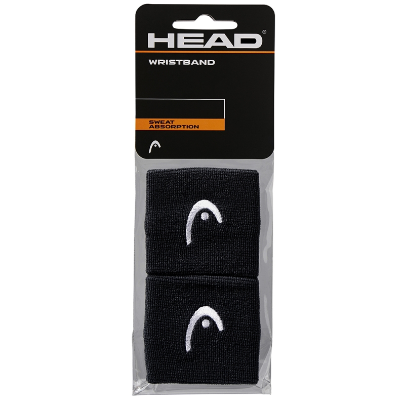 Напульсники HEAD 2.5 285050-BK, 2шт., черные