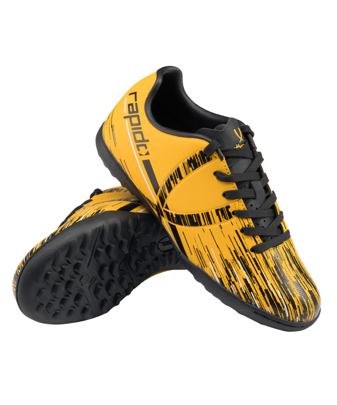 Бутсы многошиповые Rapido TF Yellow/black, детский, Jögel