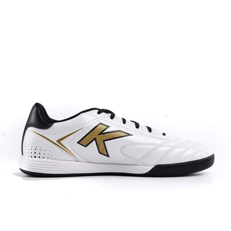 Обувь футзальная KELME 6891146-103-44, размер 44 (российский размер 43), бело-черный