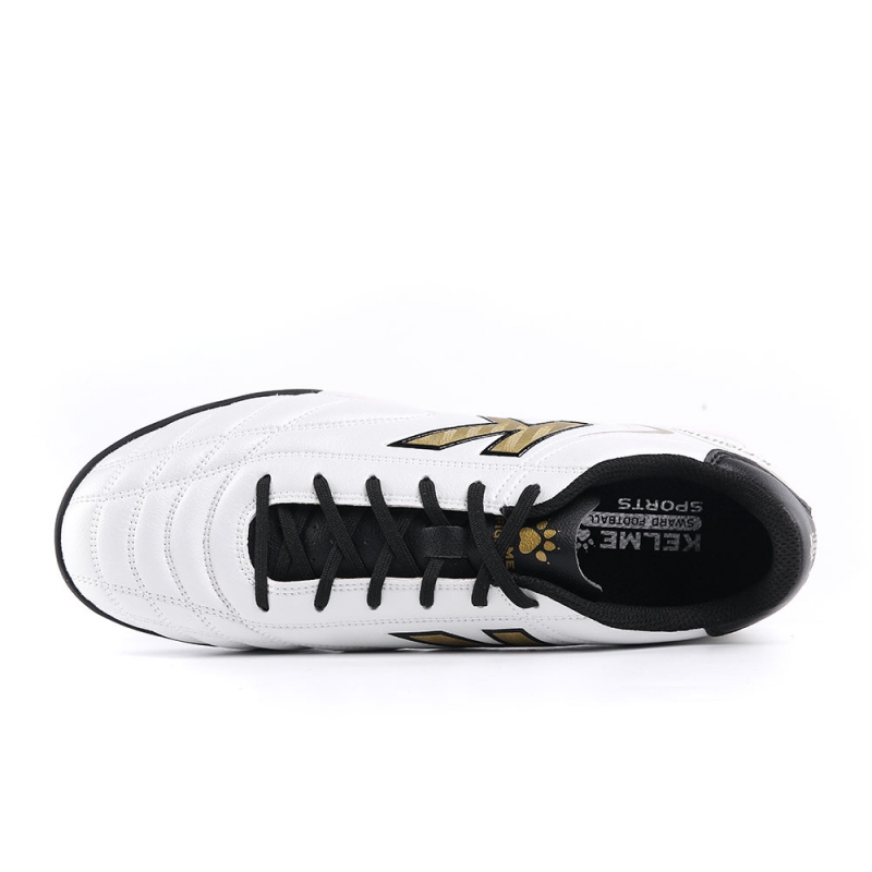 Обувь футзальная KELME 6891146-103-44, размер 44 (российский размер 43), бело-черный