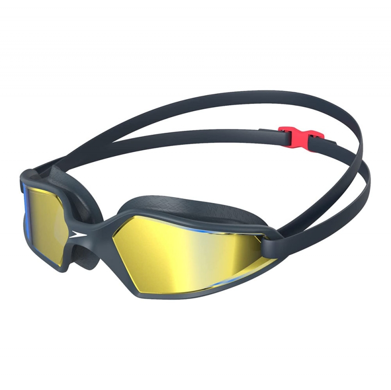 Очки для плавания SPEEDO Hydropulse Mirror, 8-12267D646, зеркальные линзы