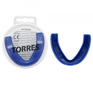 Капа боксерская TORRES, арт. PRL1023BU, термопластичная, евростандарт CE approved, синий