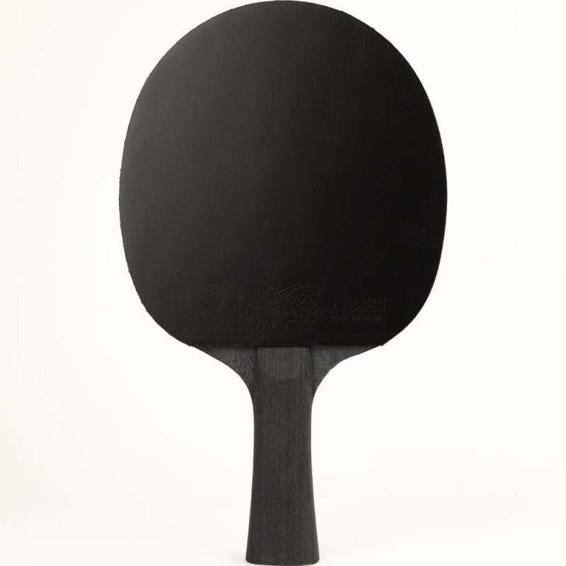 Ракетка для настольного тенниса Double Fish Black Carbon King Racket 3★, ITTF Approved