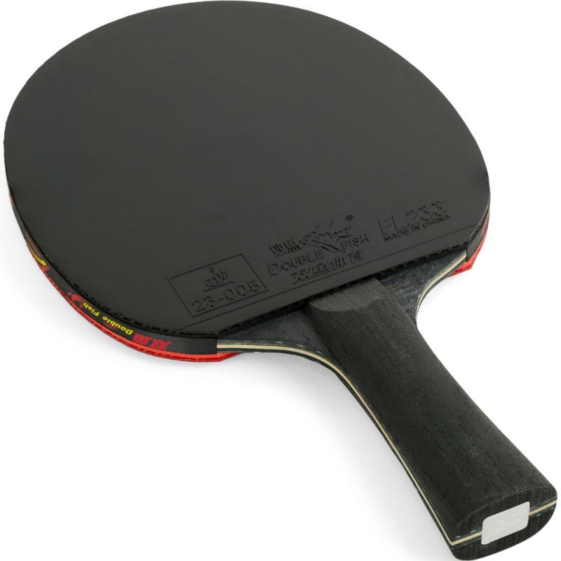 Ракетка для настольного тенниса Double Fish Black Carbon King Racket 3★, ITTF Approved