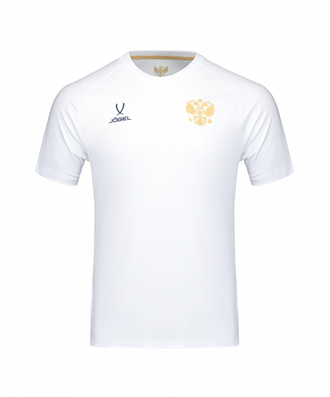 Футболка JOGEL NATIONAL Cotton Tee, белый, размер S ЦБ-00003254