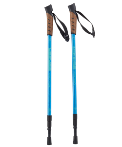 Скандинавские палки Explorer, 67-135 см, 3-секционные, синий, Berger