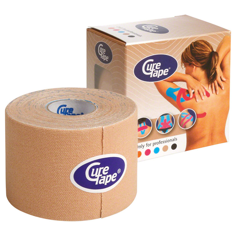Тейп кинезиологический CureTape Neutral 160103, 5см.x5м