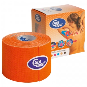Тейп кинезиологический CureTape Orange 160196, 5см.x5м