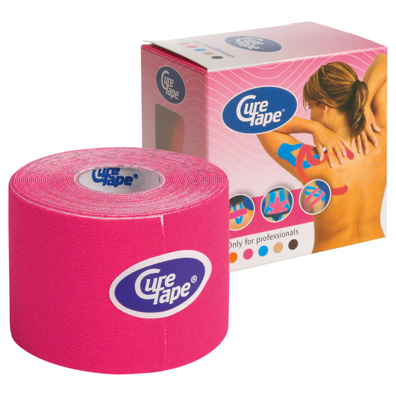 Тейп кинезиологический CureTape Pink 160165, 5см.x5м