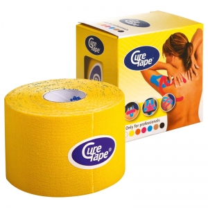 Тейп кинезиологический CureTape Yellow 161087, 5см.x5м