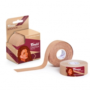 Тейп кинезиологический TMAX Beauty Tape 2.5 см x 5м x 2 рул., 423240, бежевый