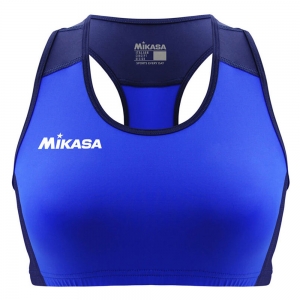 Топ для пляжного волейбола женский MIKASA MT6051-050-S, размер S, синий