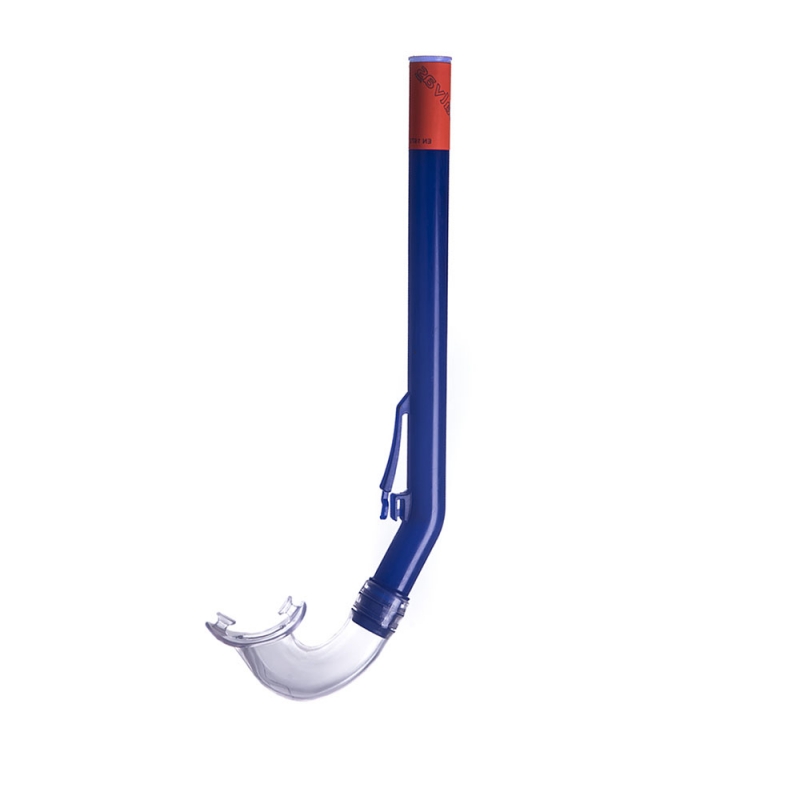 Трубка плавательная SALVAS Rapallo Snorkel DA115T0BBSTS, размер взрослый