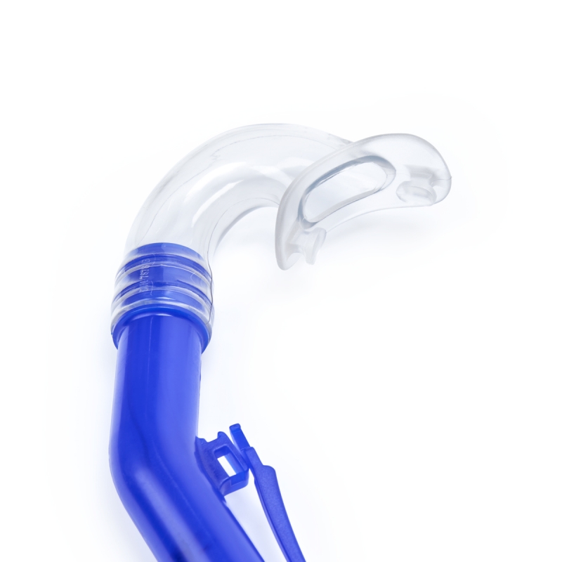 Трубка плавательная SALVAS Rapallo Snorkel DA115T0BBSTS, размер взрослый