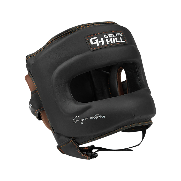 Боксерский шлем Force Bumper KK Чёрно-коричневый Green Hill CNHGKB-980 S