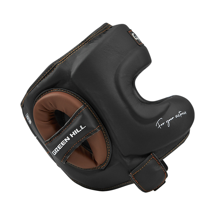 Боксерский шлем Force Bumper KK Чёрно-коричневый Green Hill CNHGKB-980 S